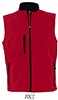 Chaleco Soft Shell Rallye Men Sols - Color Rojo Chili